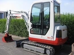 Miniescavatori Takeuchi TB 125