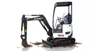 Miniescavatori Terex TC 15