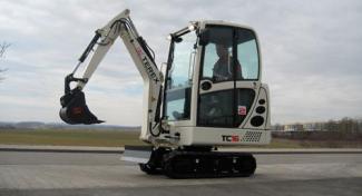 Miniescavatori Terex TC 16 Twindrive