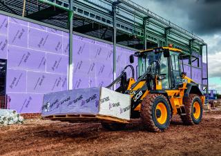 Pale gommate JCB 411 HT