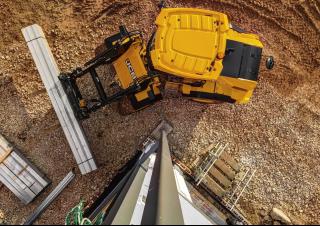 Pale gommate JCB 411 HT