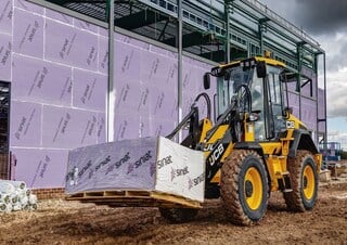 Pale gommate JCB 411 HT