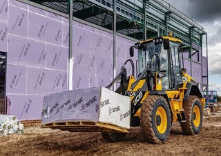 Pale gommate JCB 411 HT