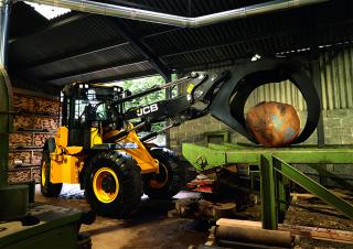 Pale gommate JCB 417 HT