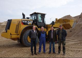 Pale gommate Caterpillar 972M XE