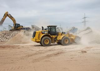 Pale gommate Caterpillar 972M XE