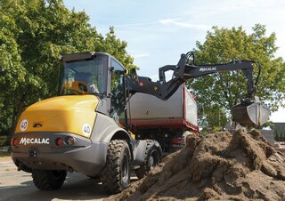 Pale gommate Mecalac AS900