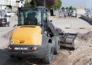 Pale gommate Mecalac AS900