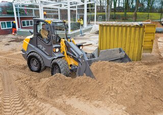 Pale gommate Mecalac AX1000