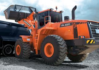 Pale gommate Doosan DL420-3