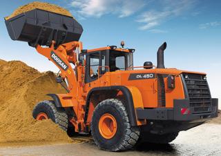 Pale gommate Doosan DL450-3