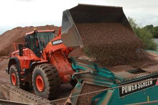 Pale gommate Doosan DL550-3