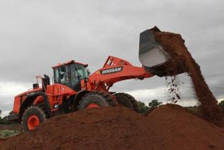 Pale gommate Doosan DL550-3
