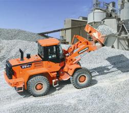 Pale gommate Doosan Mega 250 V