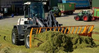Pale gommate Terex TL 210