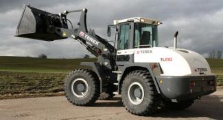 Pale gommate Terex TL 210