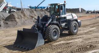 Pale gommate Terex TL 210