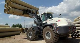 Pale gommate Terex TL 310