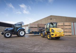 Pale gommate New Holland W60C  TC