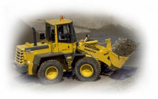 Pale gommate Komatsu WA180 active