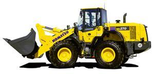 Pale gommate Komatsu WA270-7