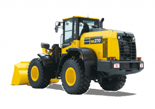 Pale gommate Komatsu WA270-8E0