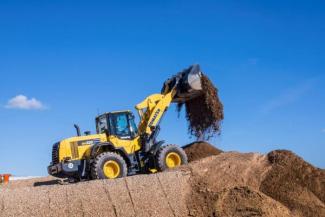 Pale gommate Komatsu WA320-7