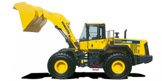 Pale gommate Komatsu WA480-6