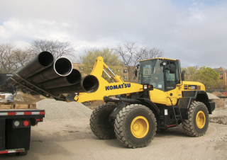 Pale gommate Komatsu WA320-7