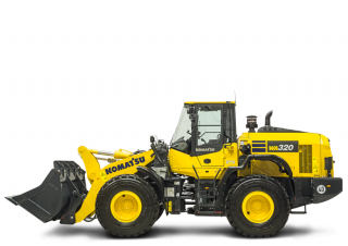 Pale gommate Komatsu WA320-8E0