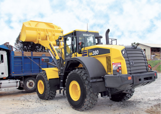 Pale gommate Komatsu WA380-7