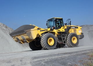 Pale gommate Komatsu WA470-7