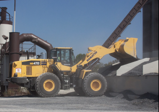 Pale gommate Komatsu WA470-7