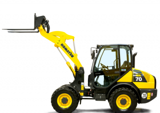 Pale gommate Komatsu WA70-7 