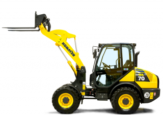 Pale gommate Komatsu WA70-7