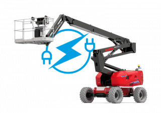 Piattaforme aeree articolate Piattaforme aeree articolate gommate Manitou 200 ATJ e CR