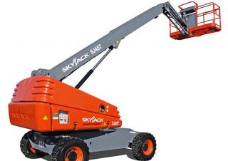 Piattaforme aeree articolate telescopiche Piattaforme aeree telescopiche gommate Skyjack SJ 45 T