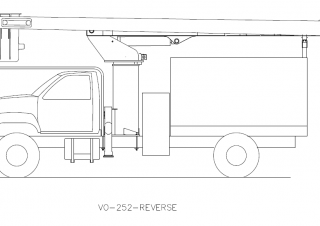 Piattaforme aeree articolate Piattaforme aeree articolate su rimorchio trainabile Versalift VO-252-REV