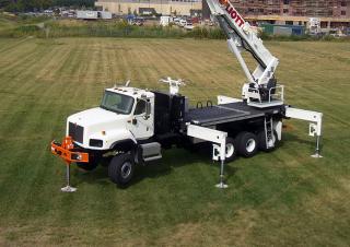Piattaforme aeree articolate telescopiche Piattaforme aeree telescopiche autocarrate Elliott Equipment E120 E-Line