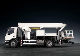 Piattaforme aeree articolate telescopiche Piattaforme aeree telescopiche autocarrate Bronto Skylift S35EM