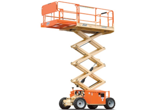Piattaforme aeree a forbice Piattaforme aeree verticali a pantografo su ruote JLG 260MRT