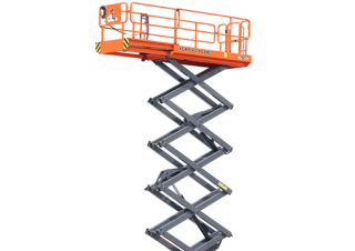 Piattaforme aeree a forbice Piattaforme aeree verticali a pantografo su ruote Dingli JCPT1418DC