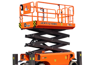 Piattaforme aeree a forbice Piattaforme aeree verticali a pantografo su ruote Dingli JCPT1418DC