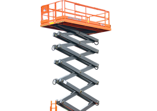 Piattaforme aeree a forbice Piattaforme aeree verticali a pantografo su ruote Dingli JCPT2223DC