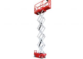 Piattaforme aeree a forbice Piattaforme aeree verticali a pantografo su ruote MEC Micro 26