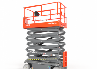Piattaforme aeree a forbice Piattaforme aeree verticali a pantografo su ruote Skyjack SJ4740