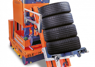 Piattaforme aeree articolate telescopiche Piattaforme aeree verticali Faraone Elevah 75 Tires