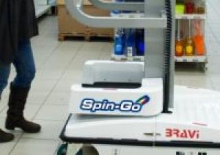 Piattaforme aeree articolate telescopiche Piattaforme aeree verticali Bravi Spin-Go 