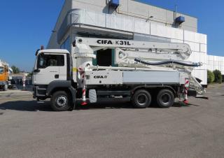 Pompe per calcestruzzo Pompe per calcestruzzo autocarrate CIFA K31L