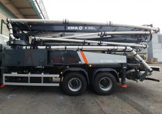 Pompe per calcestruzzo Pompe per calcestruzzo autocarrate CIFA K36L